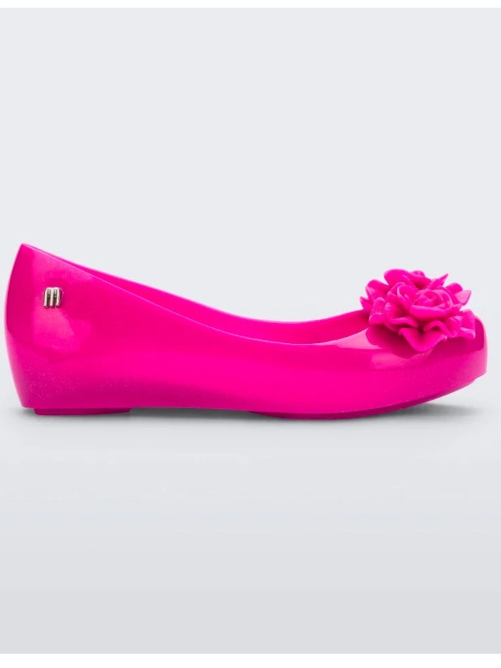 Mini Melissa Kids Pink Floral Ultragirl Garden Infantil Jelly ballet flats